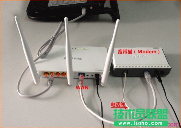 電話線上網(wǎng)時路由器的安裝方法