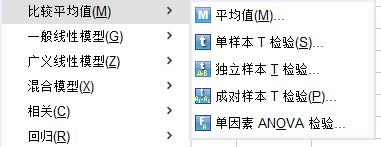 SPSS比較平均值