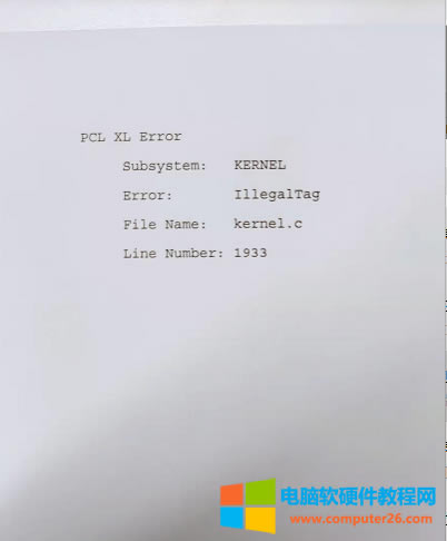 HP403ӡC(j)ӡһļ͕һPCL XLErrore