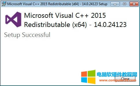 Microsoft Visual C++2015 ٰl(f)нM  Windows ʾSMиĻ^m(x)ՈΓ  So ɺ@ʾһlϢfѳɹb