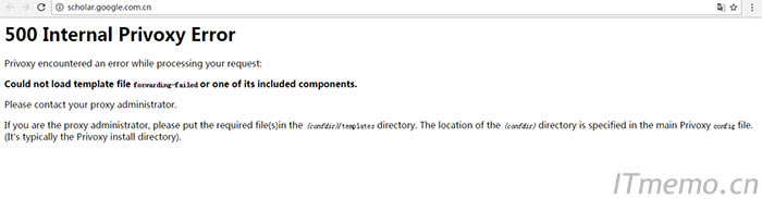 _W(wng)ʾ500 Internal Privoxy Error Q