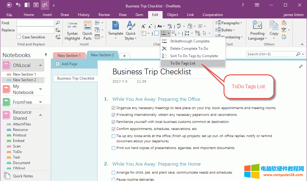 OneNote Ĵkб