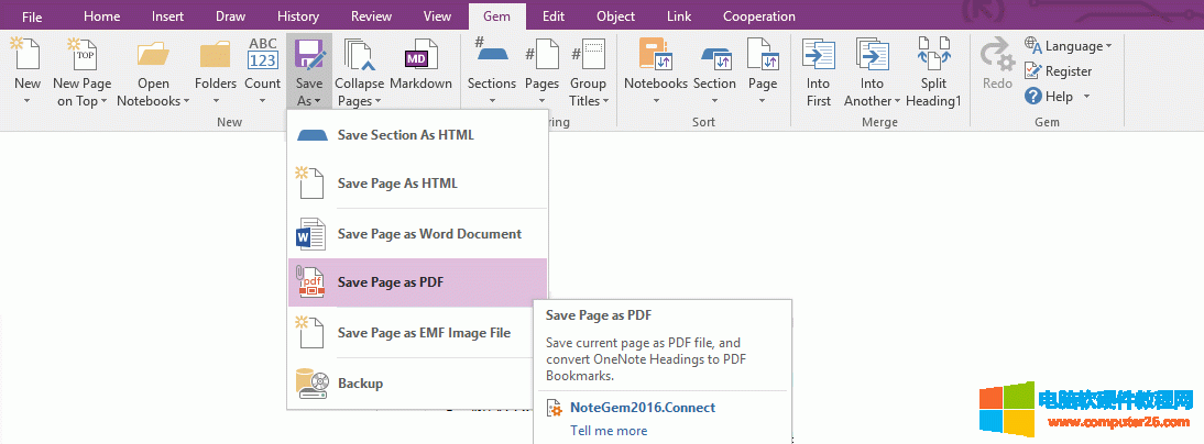 OneNote Gem  PDF ļ