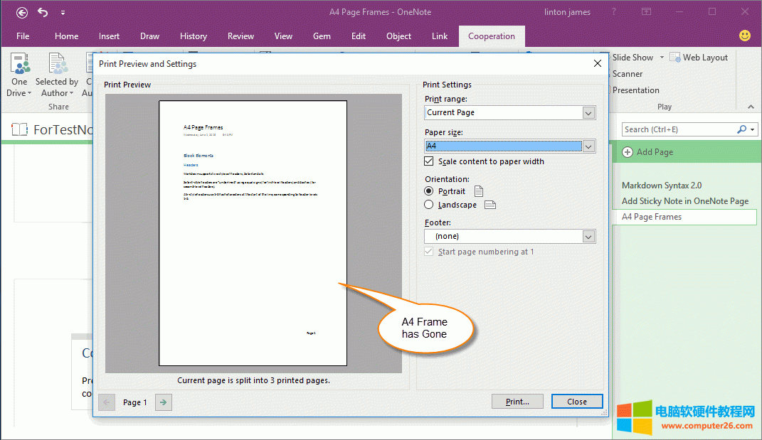ٴδӡA(y)[Կ A4 ߅ѽ(jng)ʧ