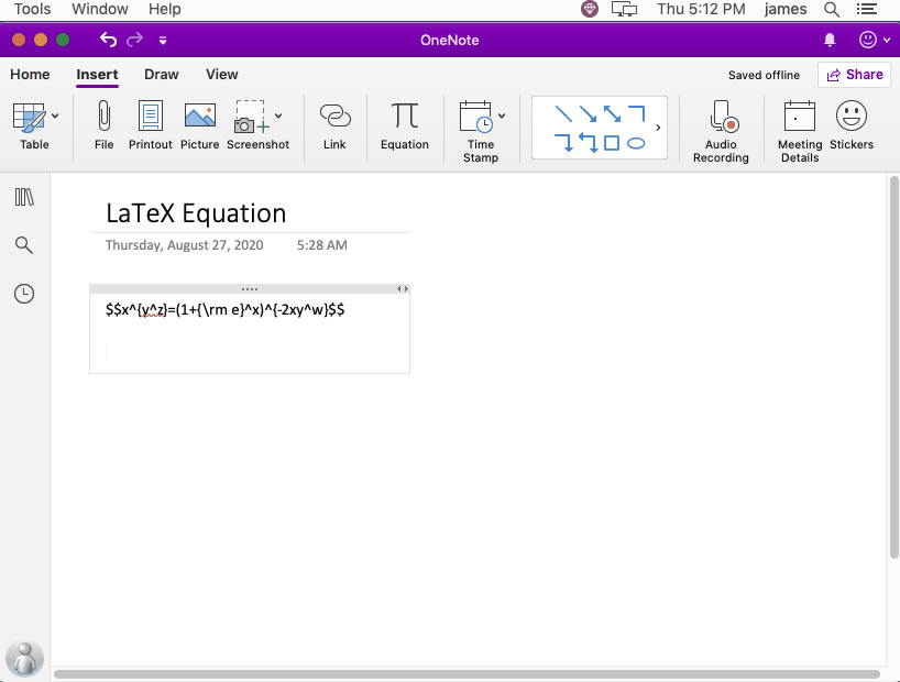 ľW(wng)Џ(f) LaTeX _(d)ʽɈDƬʽ Mac OneNote 