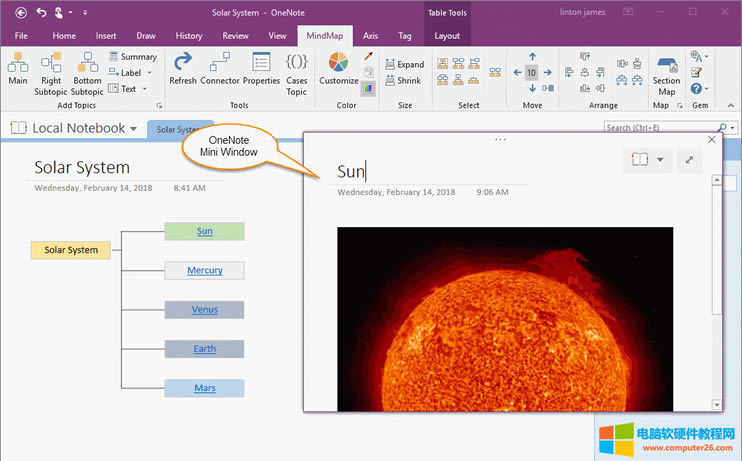ڲx_˼SDr£OneNote Сڴ_Mо݋