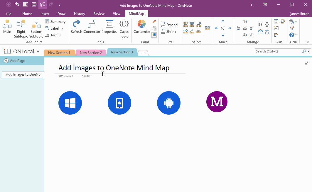  OneNote ˼SD}DƬ
