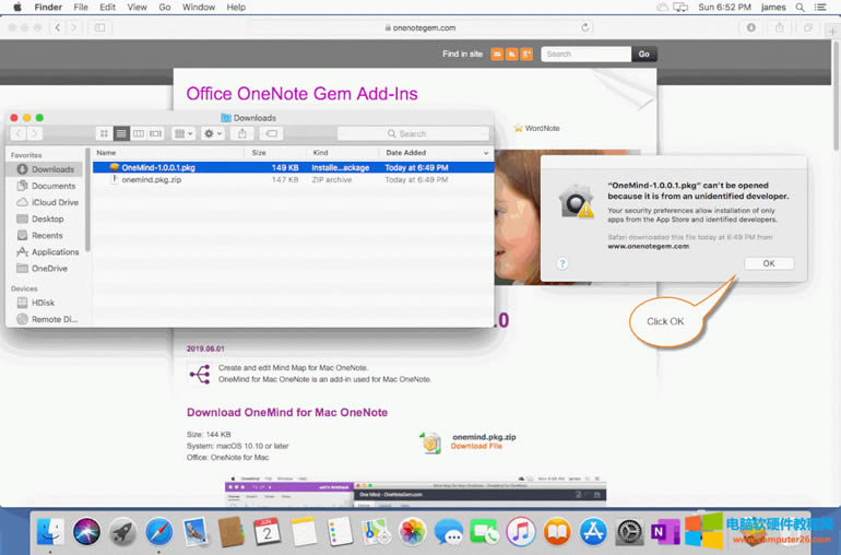 c PKG bb OneMind for Mac OneNote