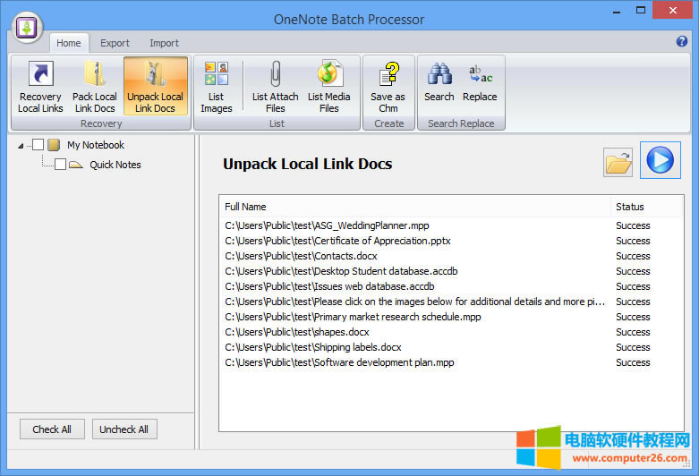 δcԭOneNoteָ򱾵朽ӵļ