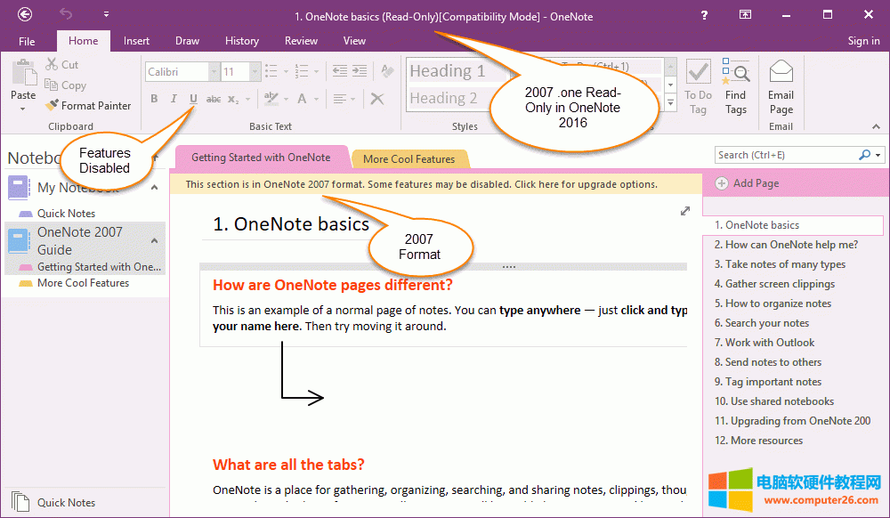 OneNote 2016 ֻxʽ_ 2007 ĹPӛ