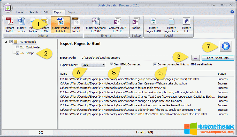 ʹ Gem HTML D(zhun)Q OneNote  HTML ļ