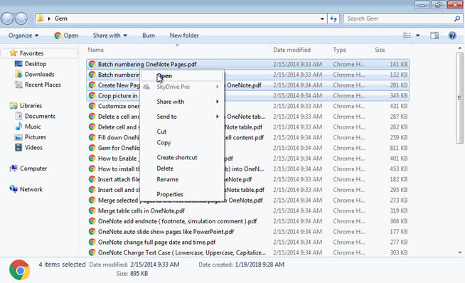 Լıʽ PDF ļ OneNote 