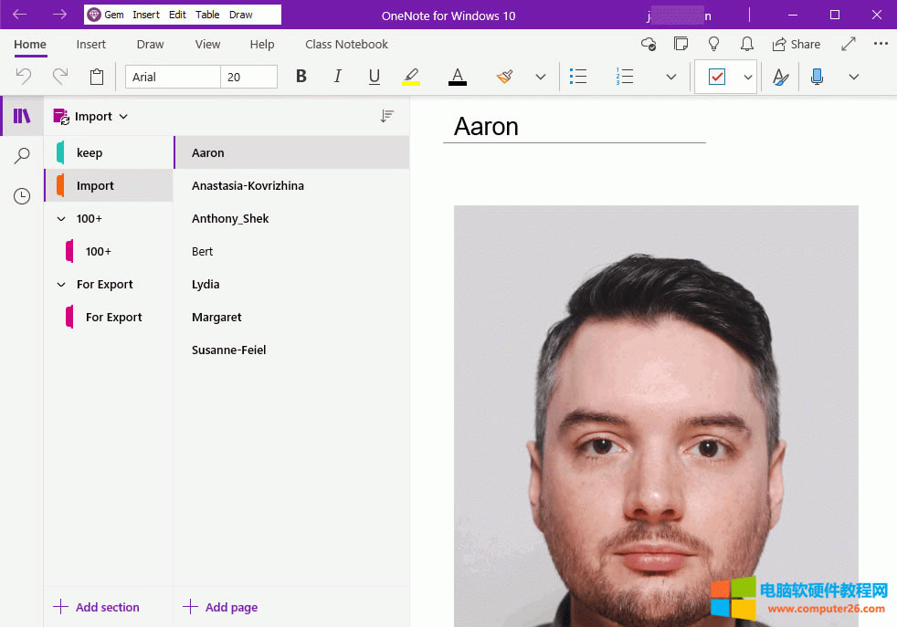  OneNote for Windows 10 в鿴Y