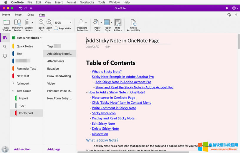 Mac OneNote Pӛ