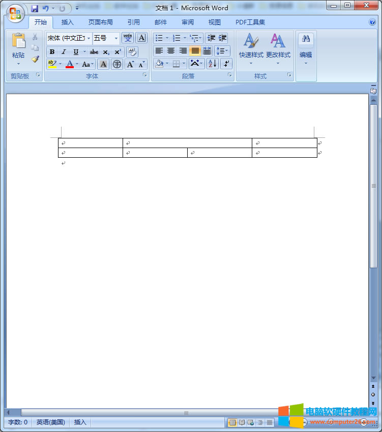Word表格合并單元格快捷鍵是什么(Word表格如何合并單元格)2