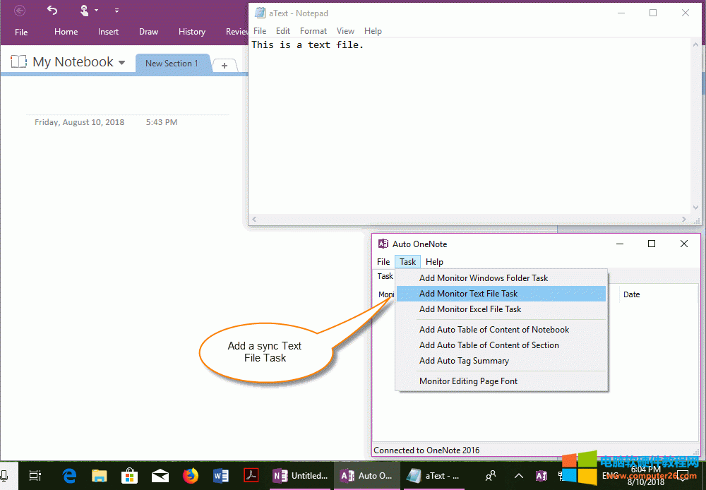  Auto OneNote Ԅɹ(chung)һO(jin)ҕıļ΄
