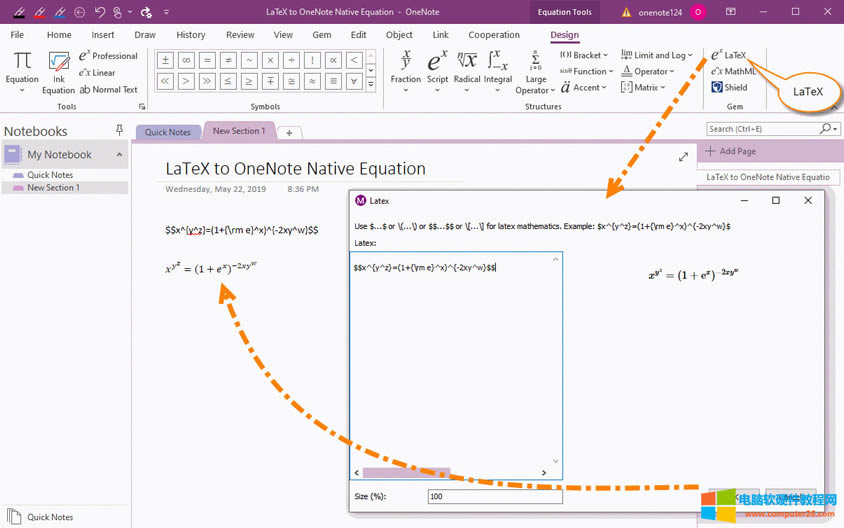 D(zhun)QW(wng)퓁 LaTeX  OneNote ԭʽ