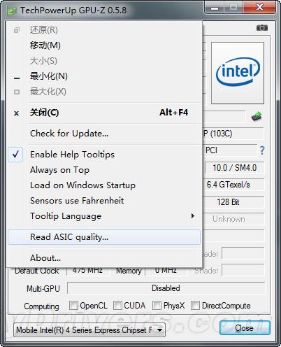 GPU-Z 0.5.8l(f) əzy(c)M(fi)/ύuGPU|(zh)