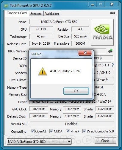 GPU-Z 0.5.8l(f) əzy(c)M(fi)/ύuGPU|(zh)