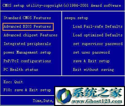 ƄIPϵĹIҵ“Advanced BIOS Features ”܇Mȥ