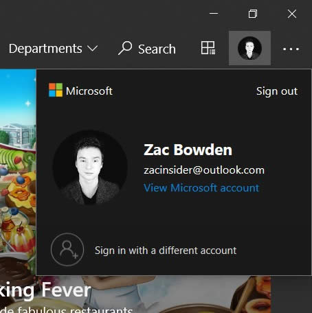Windows 10ϵMicrosoft Storeܿ@øõČUI