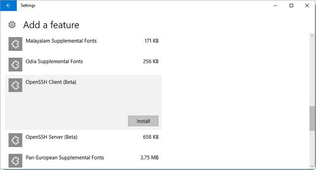 Win10I憢ÃõOpenSSH͑˷