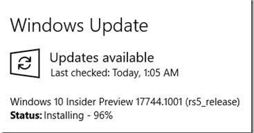 Windows 10 Build 17744l(f)ʹTimelinerñޏͣ