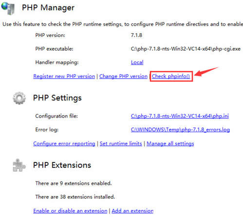 PHP Manager for IISwin10ϵy(tng) IIS 10.0+PHP+MySQLh(hun)