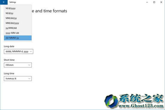 win10專業版下載安裝同樣可以個性化設置日期和時間格式