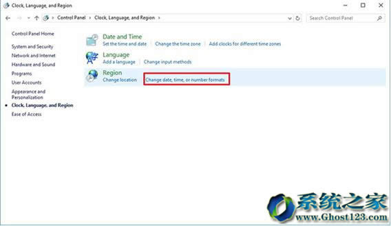 win10專業版下載安裝同樣可以個性化設置日期和時間格式