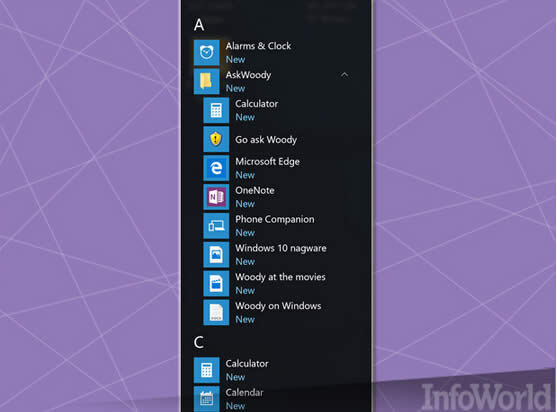 10個(gè)開始菜單中的技巧適用于Windows10