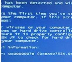 藍屏代碼 藍屏代碼