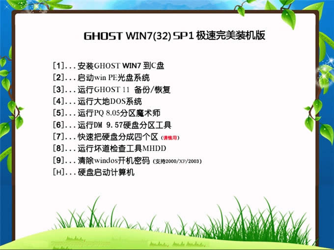 ΰbwindows7 ghost 32ʽϵy