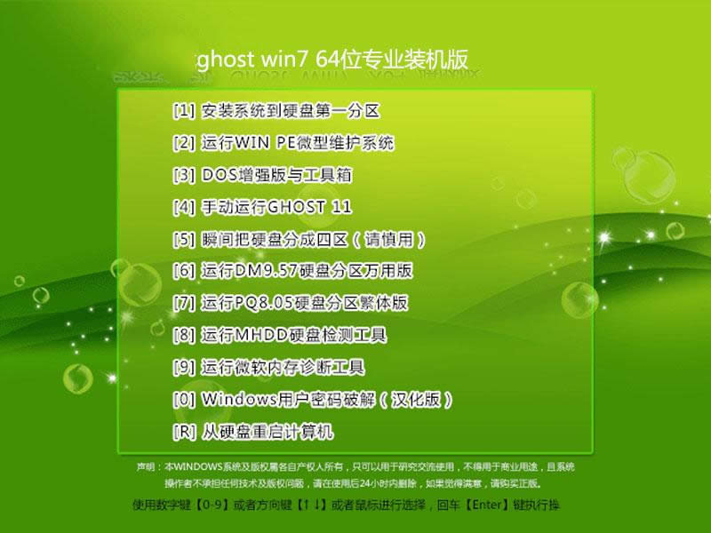 64位win7 ghost專業(yè)裝機(jī)版最新下載
