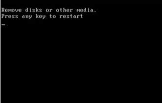 Win7黑屏提示Remove disks or other media的原因及解決