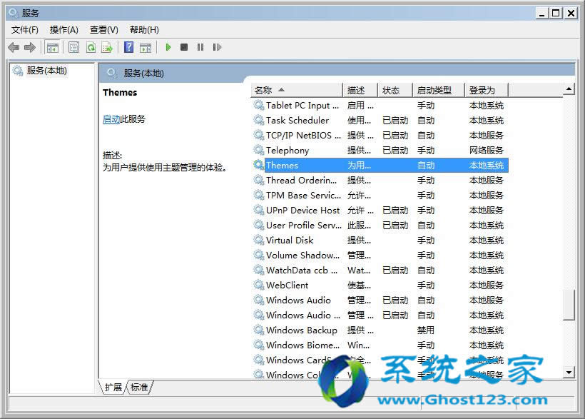 安裝的G版win7純凈版但是不能使默認(rèn)主題