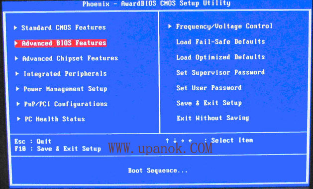 用u盤安裝系統(tǒng)步驟BOOS設(shè)置圖解
