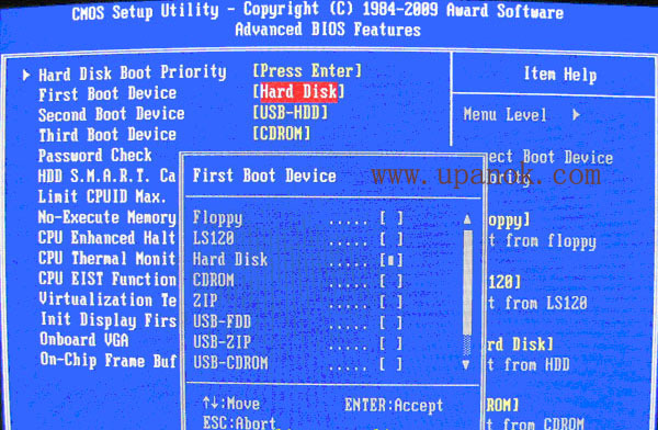 用u盤安裝系統(tǒng)步驟BOOS設(shè)置圖解