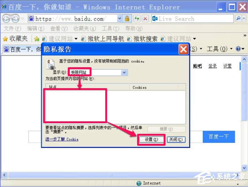 WinXPg[ʾcookiesܵôk