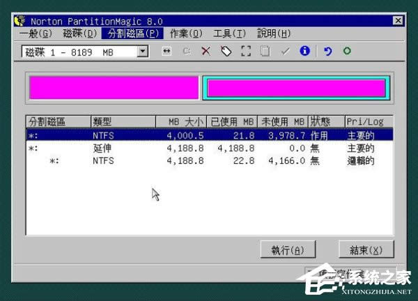 WinXPȼg(sh)PQ8.05(du)ӲPM(jn)зօ^(q)ķ