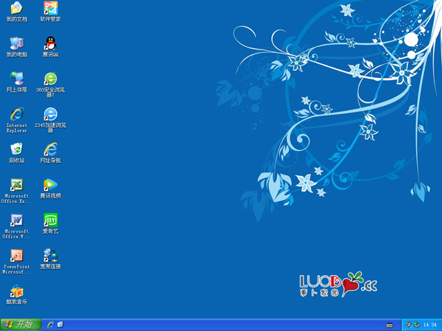 蘿卜家園 GHOST XP SP3 裝機專業版 V2018.08