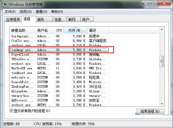Win7ϵy(tng)taskmgr.exeMָʲôԽY(ji)